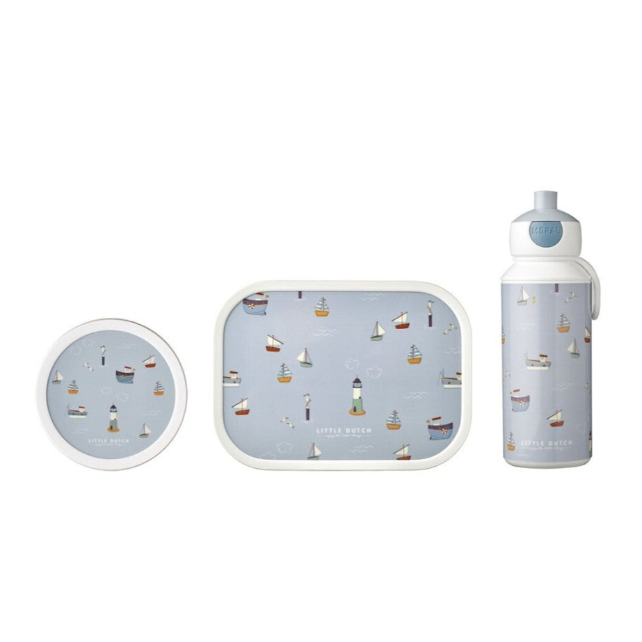 Pack 2 Fiambreras y Botella Sailors Bay Little Dutch