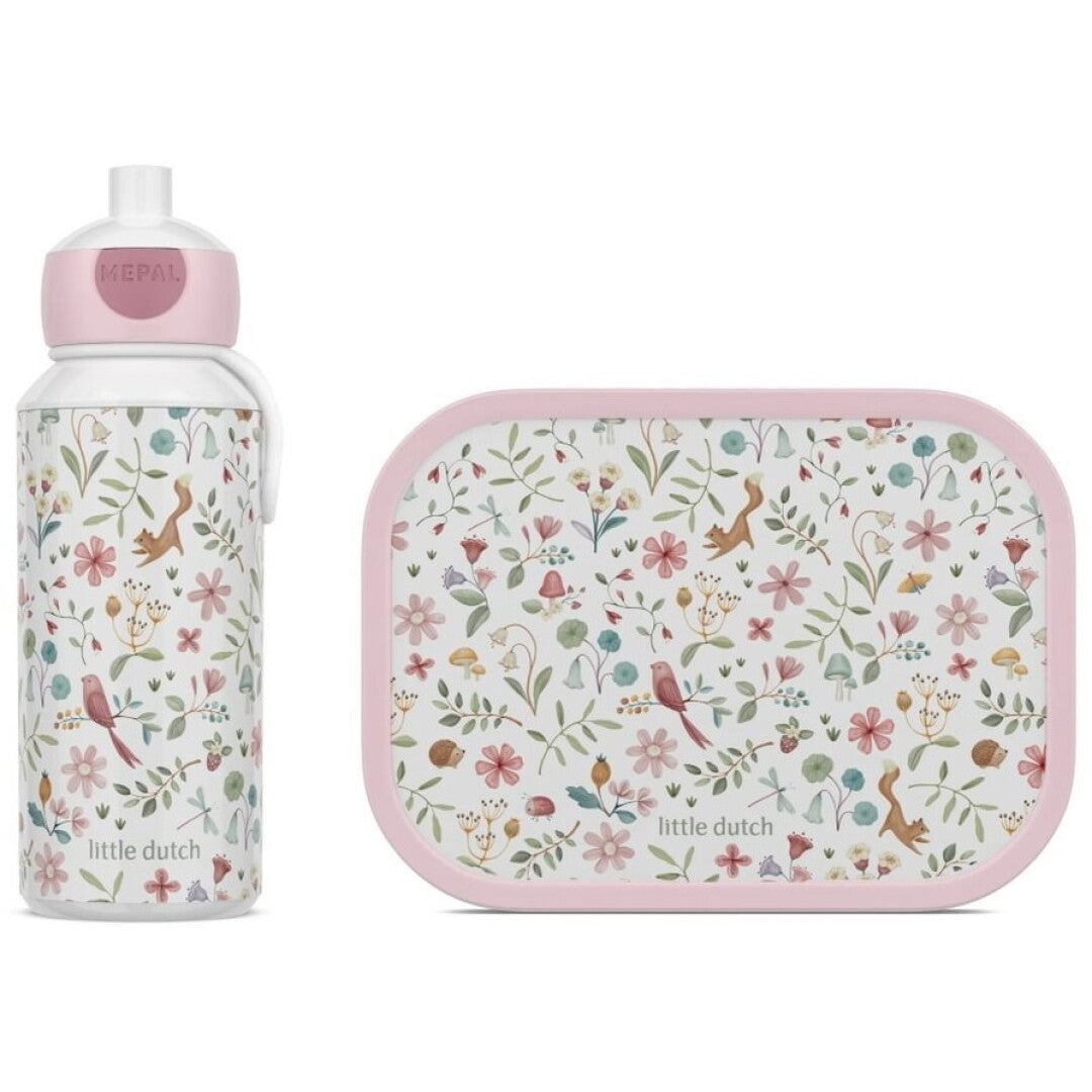 Pack Fiambrera y Botella Midi Campus Fairy Wonder Little Dutch