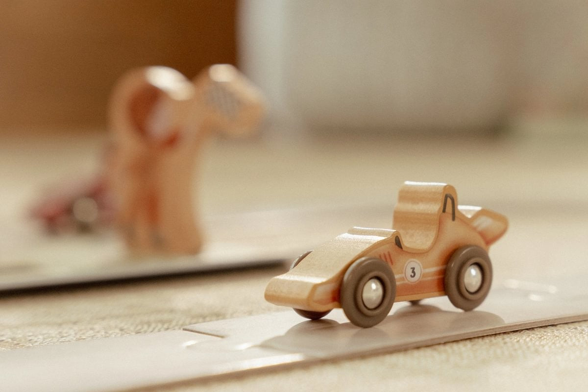 Caja de juego con Pista de Carreras FSC Little Dutch