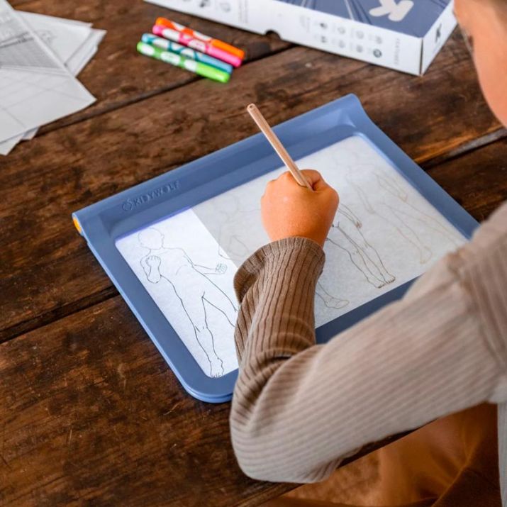 Tableta de luz educativa Kidydraw Pro Azul - Kidywolf