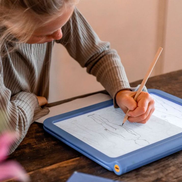 Tableta de luz educativa Kidydraw Pro Azul - Kidywolf