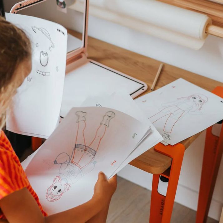 Tableta de luz educativa Kidydraw Pro Rosa - Kidywolf