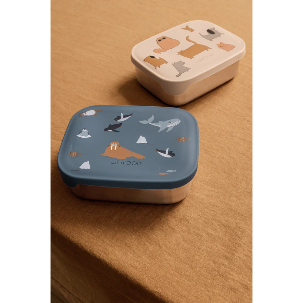 Tupper Fiambrera acero Arthur Cats and Dogs de Liewood