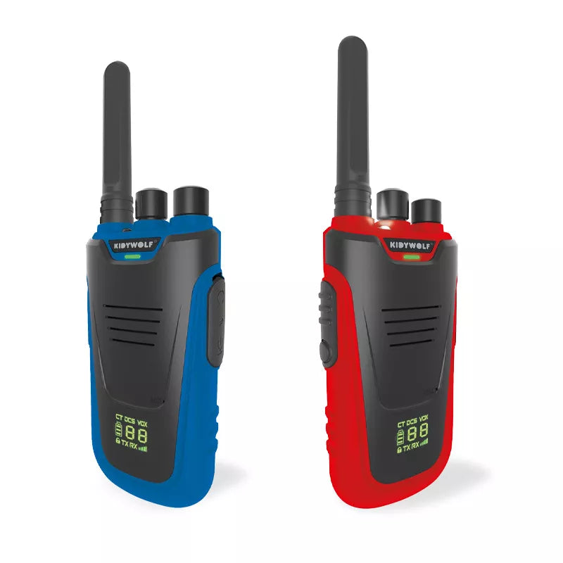 Walkie-talkies Kidytalk azul-rojo - Kidywolf