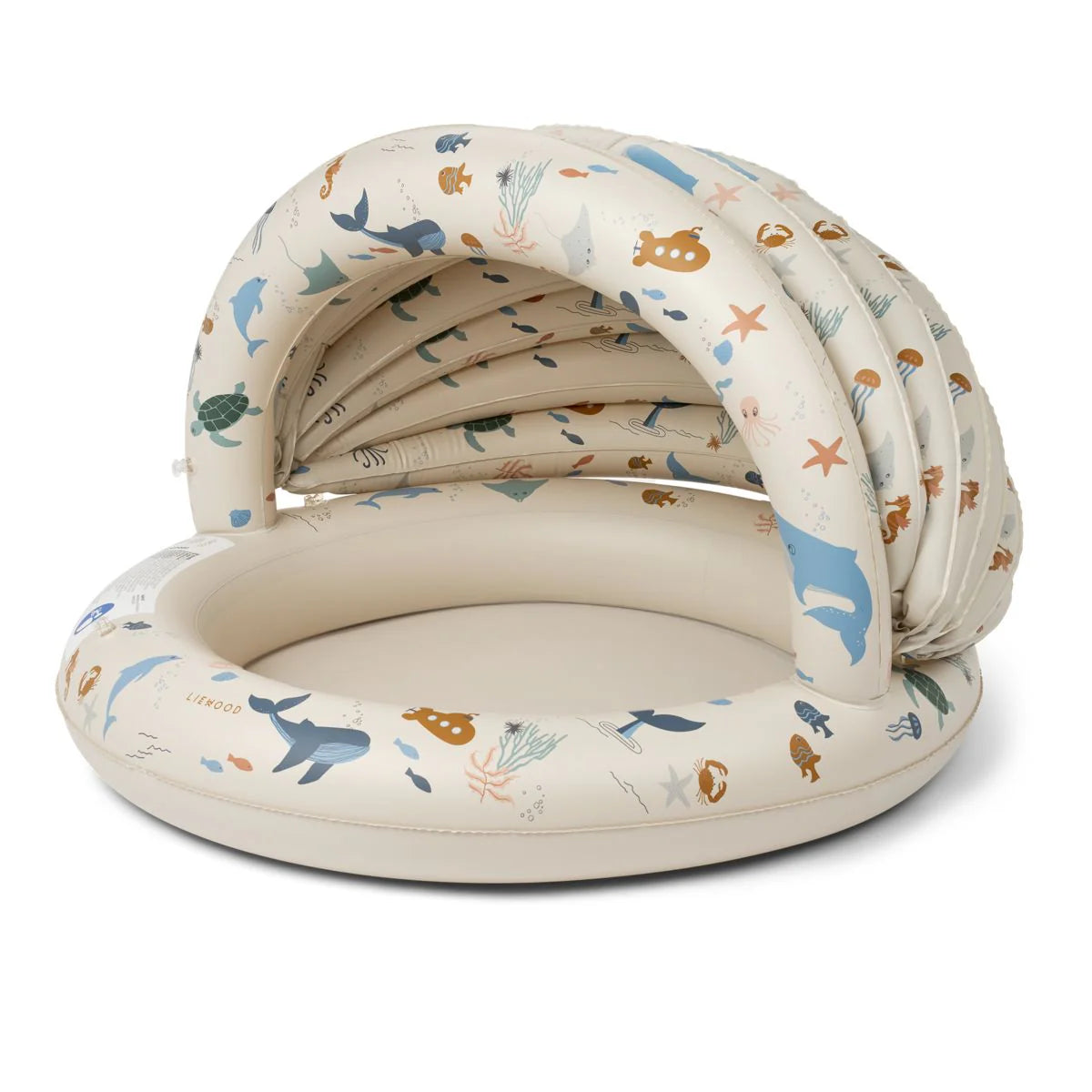 Piscina Infantil Hadleia Sea Creature con sombra Liewood