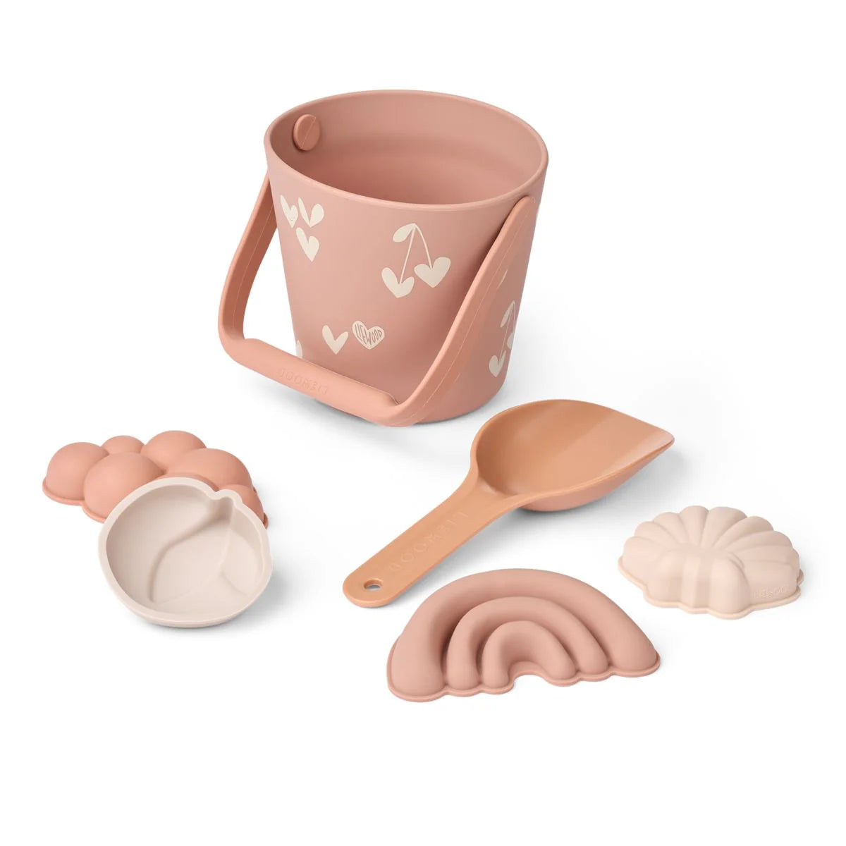 Set de playa Gilma Sweethearts rosa Liewood