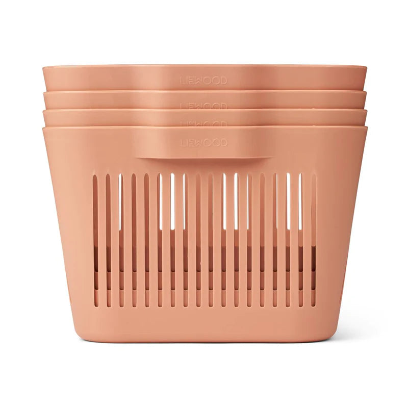 Pack de 4 cestas Makeeva S Tuscany Liewood