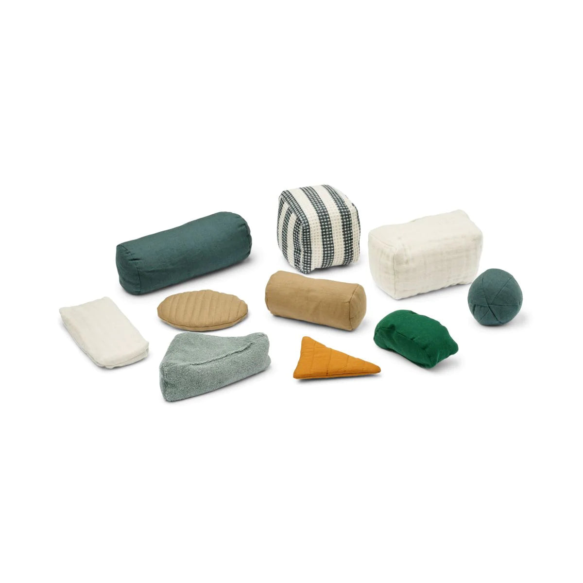 Pack de 10 formas sesonriales Senzo azul Liewood