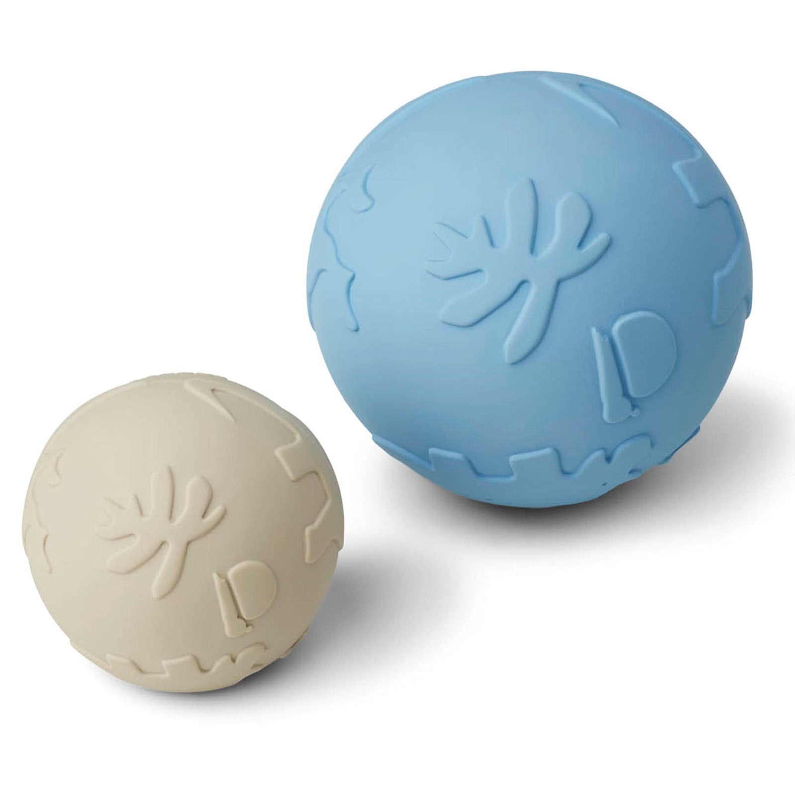 Set de 2 pelotas sensoriales Thea / azul Dino Liewood