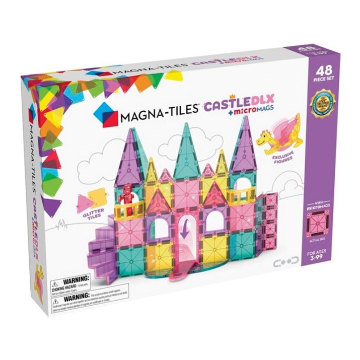 Magna-Tiles Castle Deluxe 48 piezas