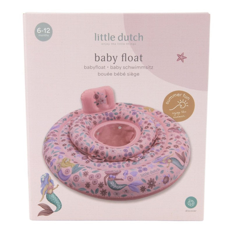 Flotador con asiento bebé Sirenas Little Dutch
