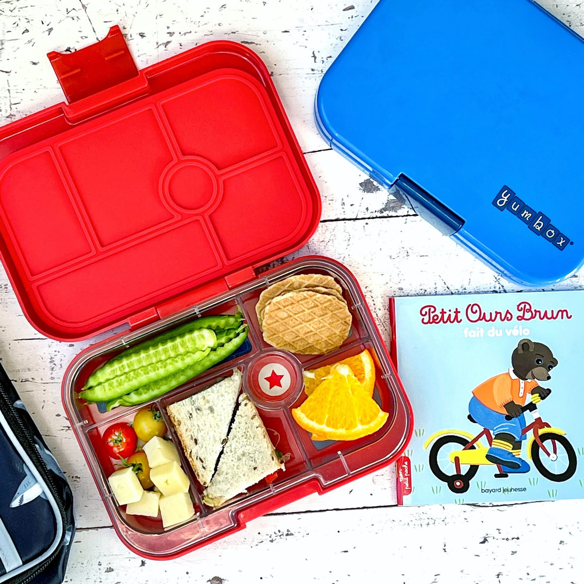 Fiambrera Yumbox Original Carreras Roja 6