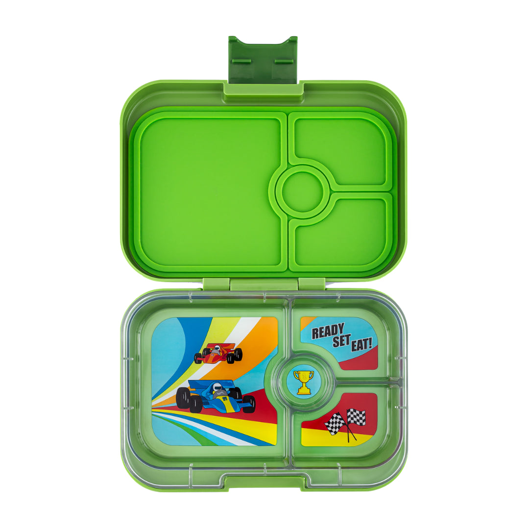 Fiambrera Yumbox Panino Verde Carreras 4