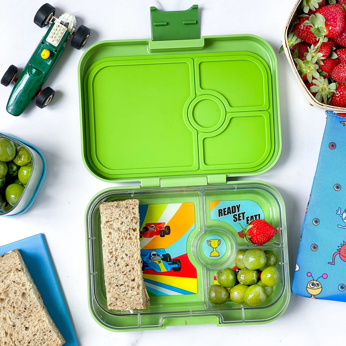 Fiambrera Yumbox Panino Verde Carreras 4