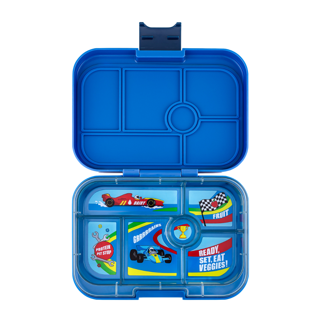 Fiambrera Yumbox Original Carreras Azul 6
