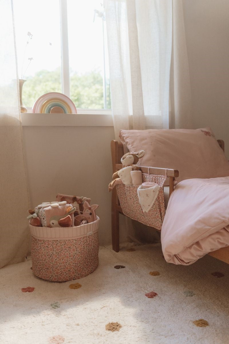 Cubo blandito de actividades Fairy Garden rosa Little Dutch