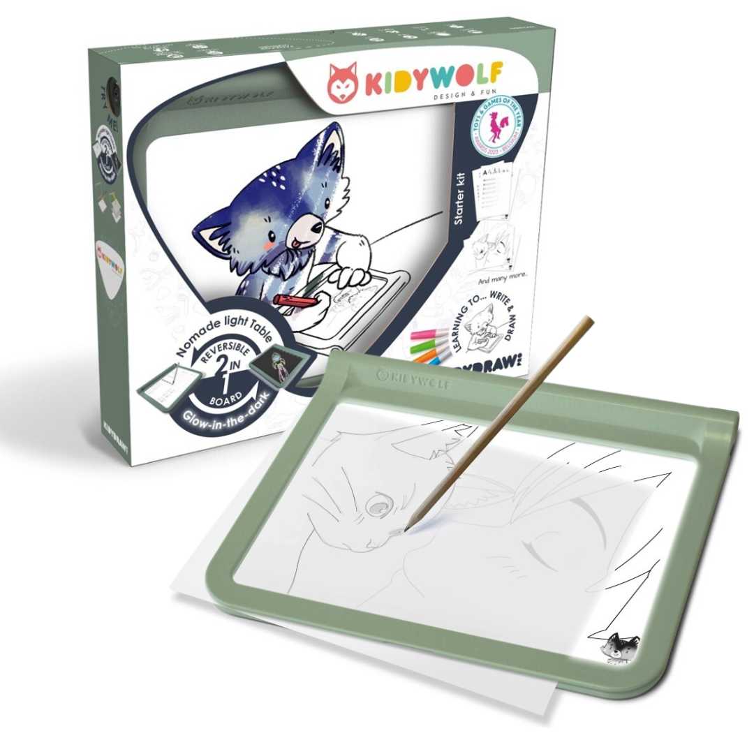 Tableta de luz educativa Kidydraw Pro - Kidywolf