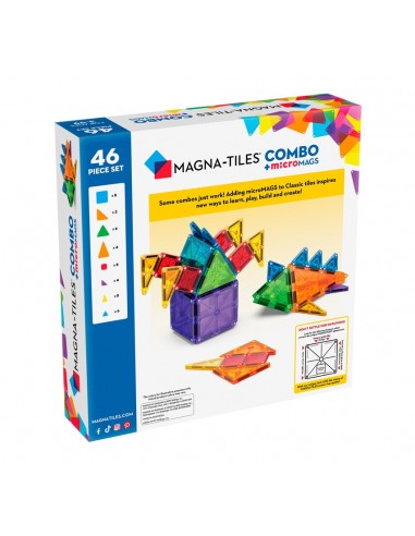 Magna-Tiles Combo + microMags 46 piezas