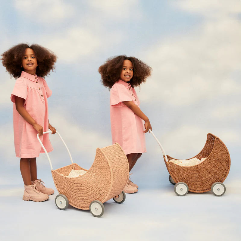 Carrito Moon ratán Rosa Olli Ella