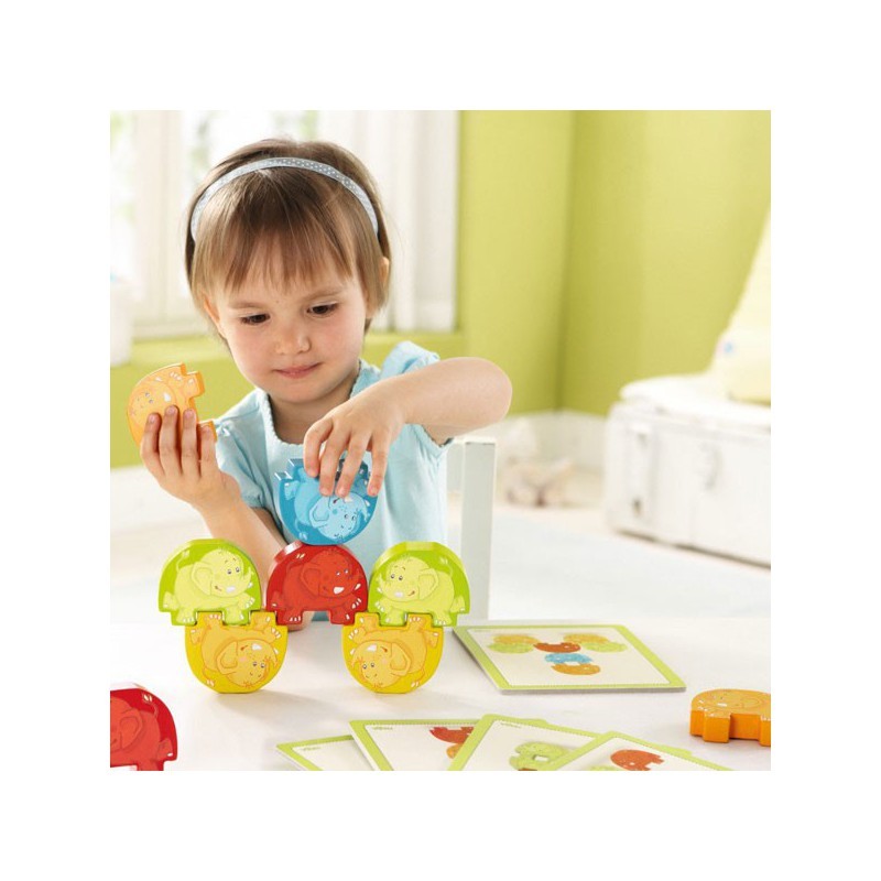 Tambalefantes juego de madera de apilar - HABA