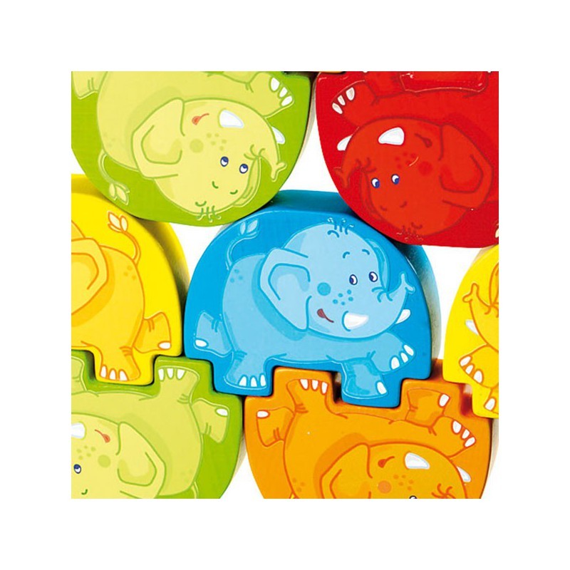 Tambalefantes juego de madera de apilar - HABA