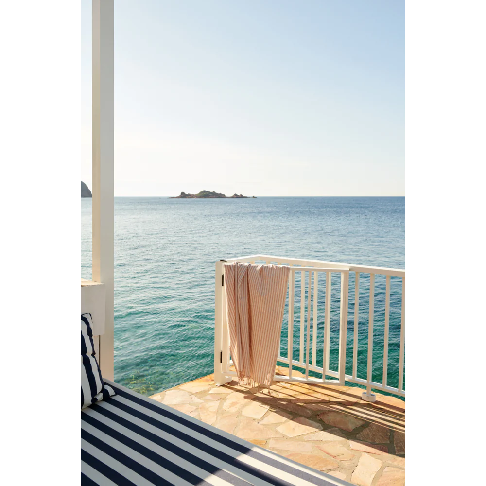 Toalla de playa Mona Tuscany/creme rayas de Liewood