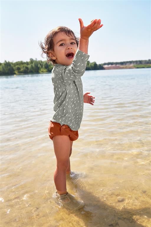 Bañador braguita pañal botones Rust de Lassig