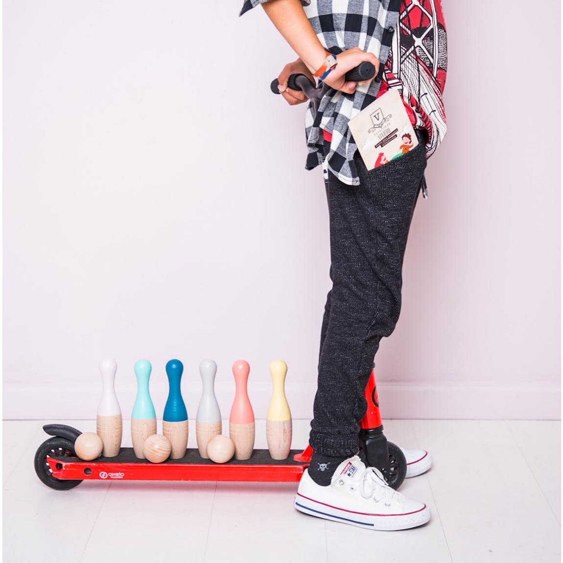 Bolos de madera Me&Mine