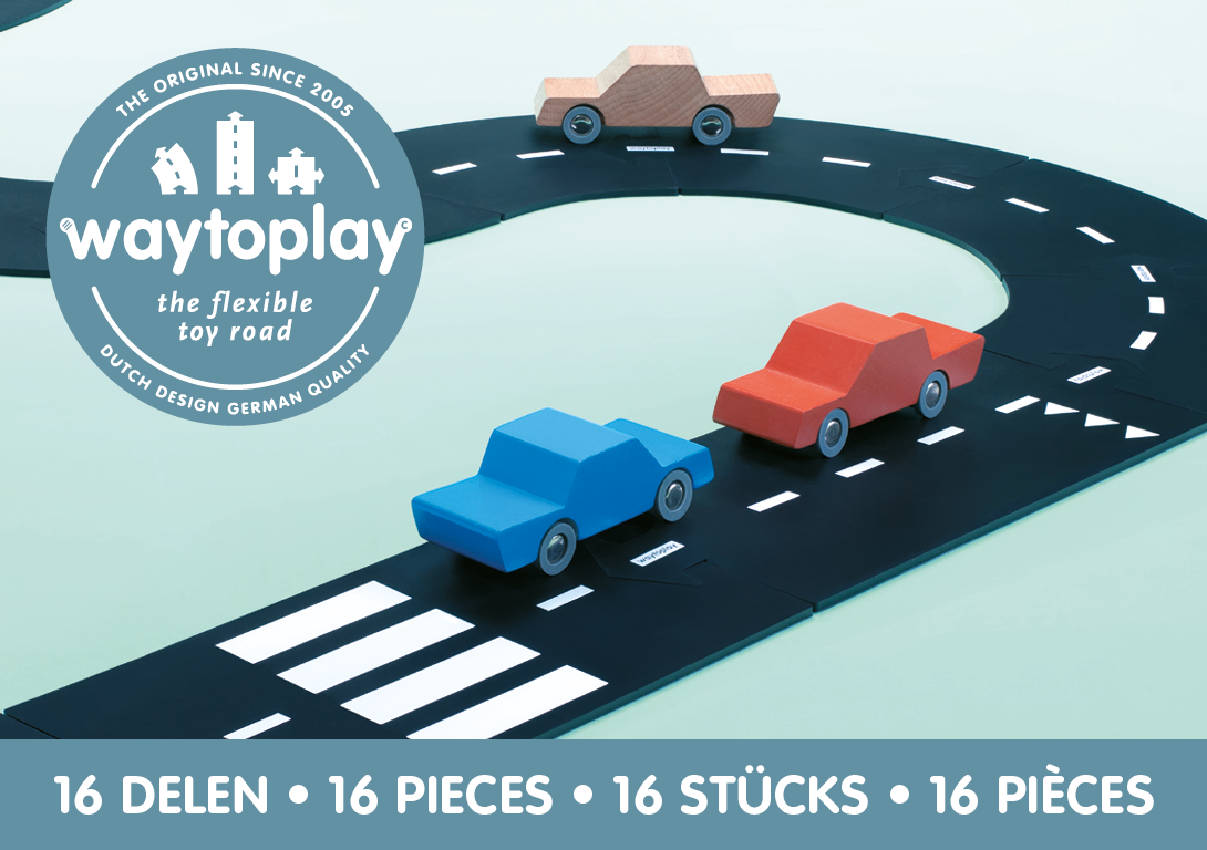 Expressway - Carretera Flexible Waytoplay 16 piezas