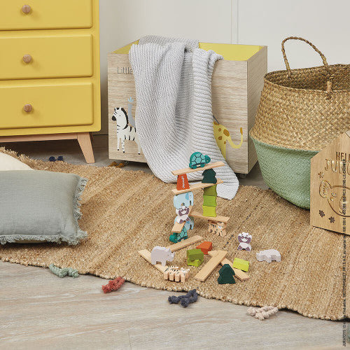 Juego de equilibrio de animales madera WWF Janod