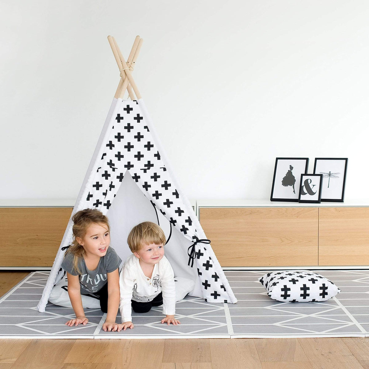 Alfombra de juego Toddlekind Nordic Gris Pebble