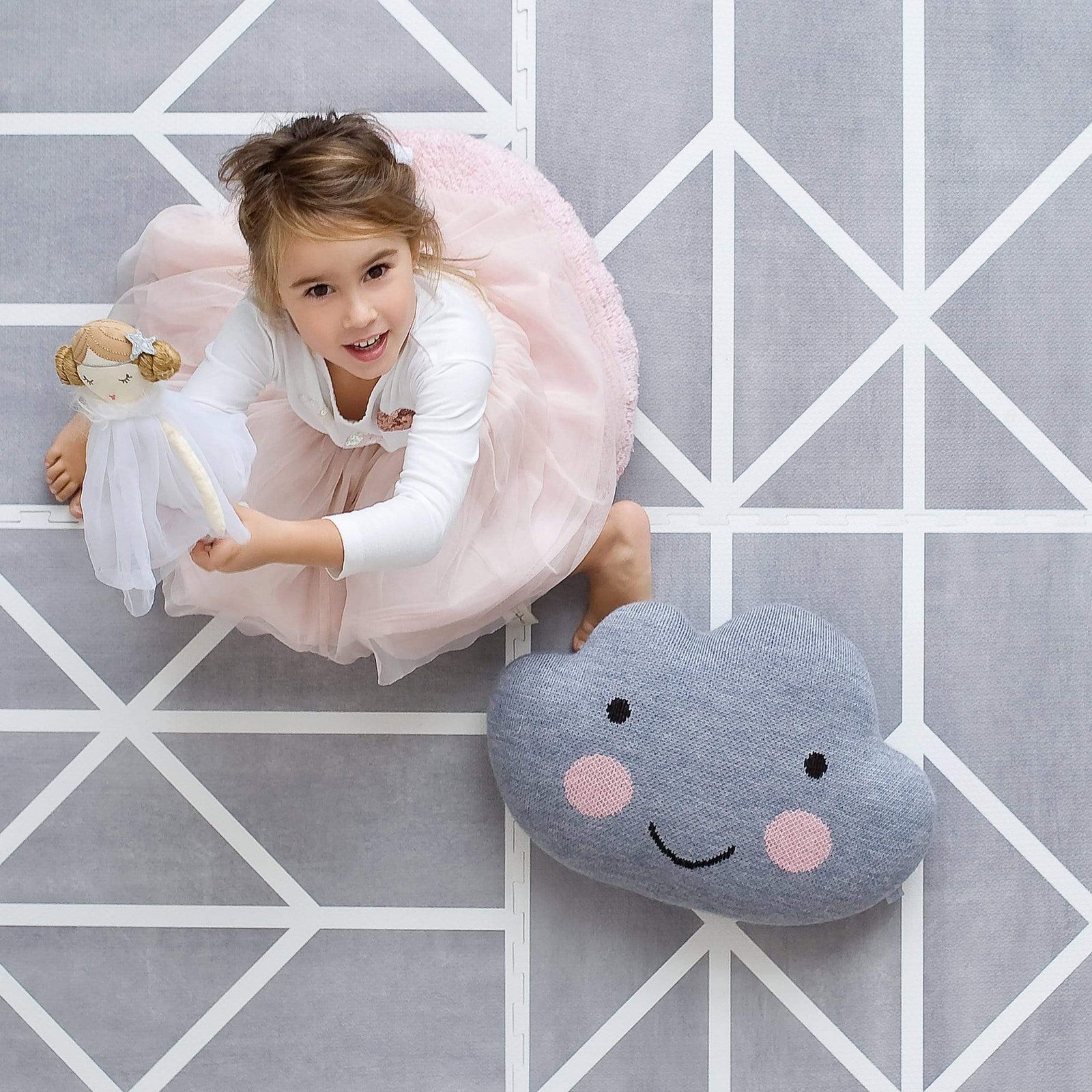 Alfombra de juego Toddlekind Nordic Gris Pebble