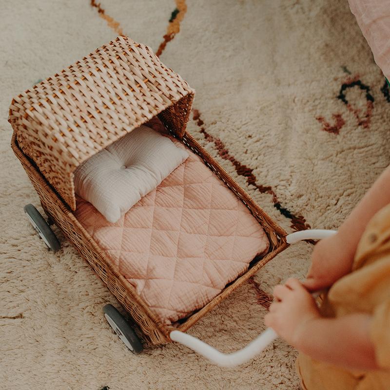 Cochecito ratán Natural Olli Ella