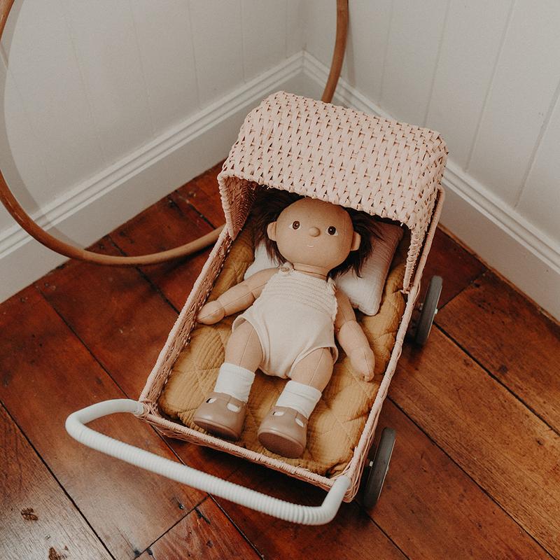 Cochecito ratán Rosa Olli Ella