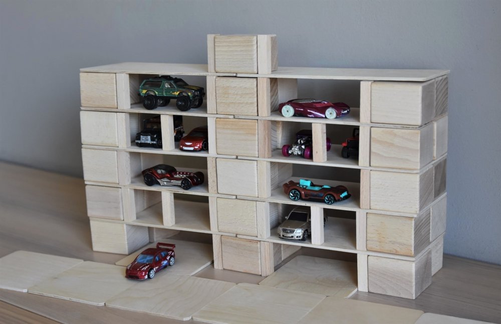 Bloques Just Blocks Pequeño 74 piezas