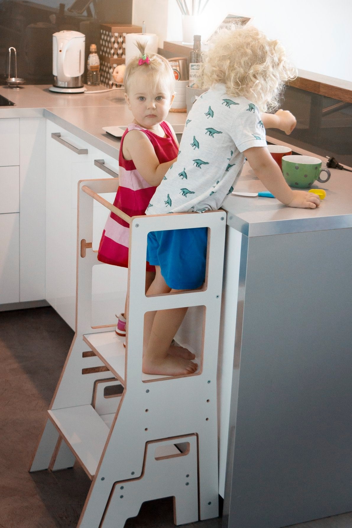 TORRE DE APRENDIZAJE DELUX BLANCA