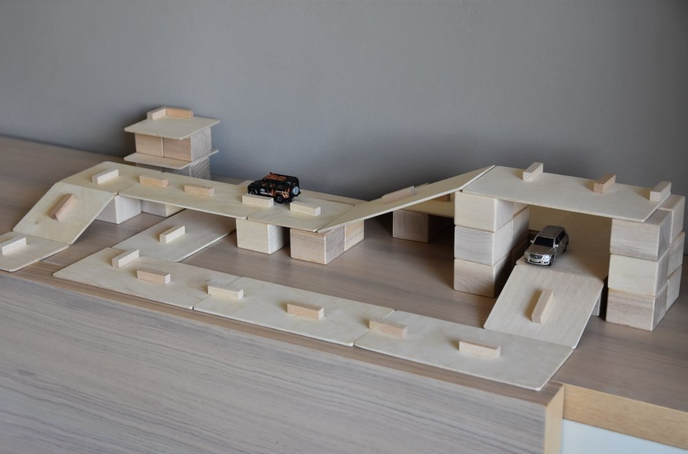 Bloques Just Blocks Pequeño 74 piezas