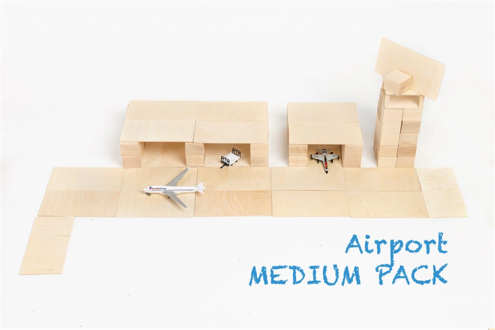 Bloques Just Blocks mediano 166 piezas