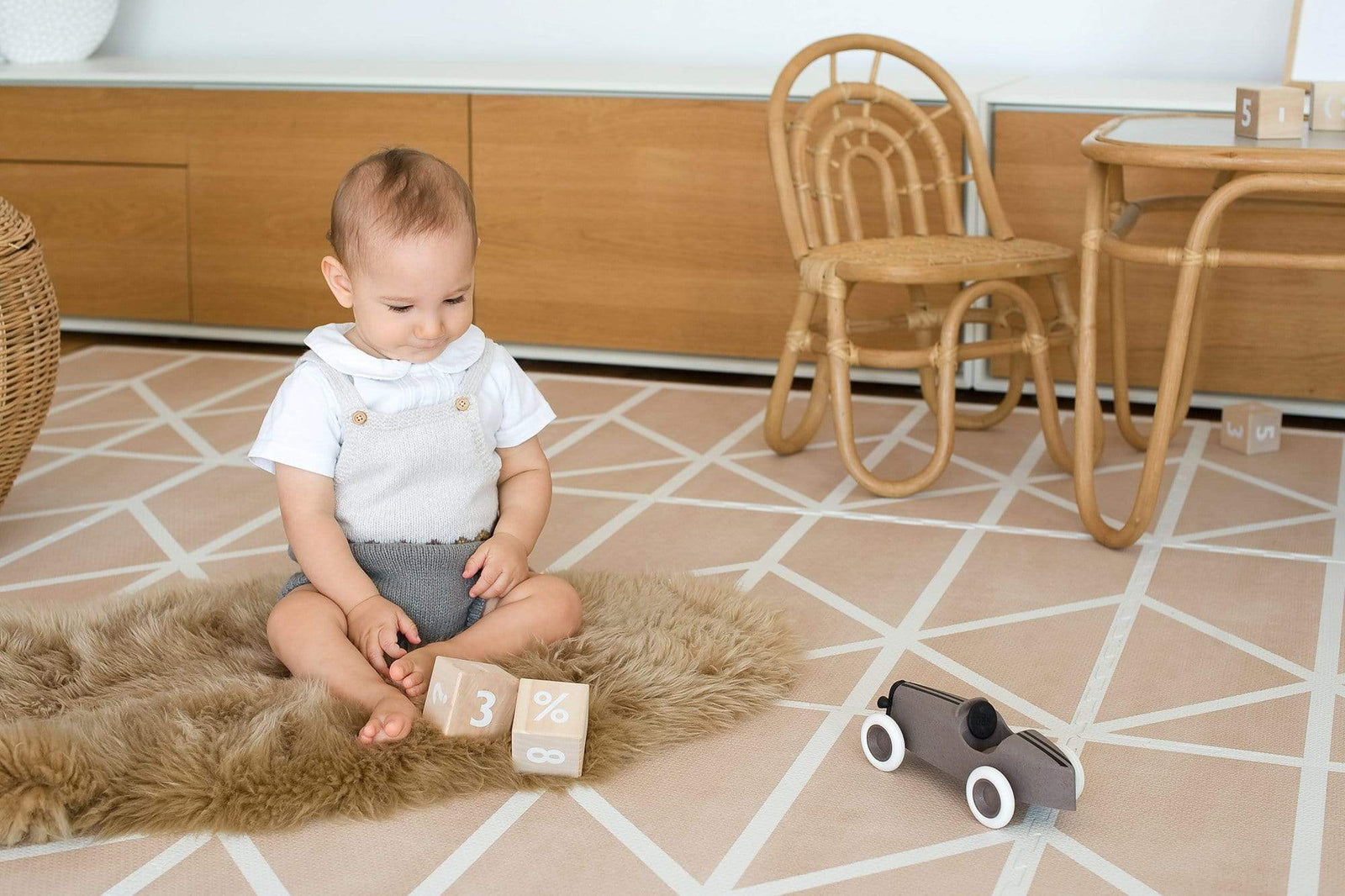 Alfombra de juego Toddlekind Nordic Beige Clay