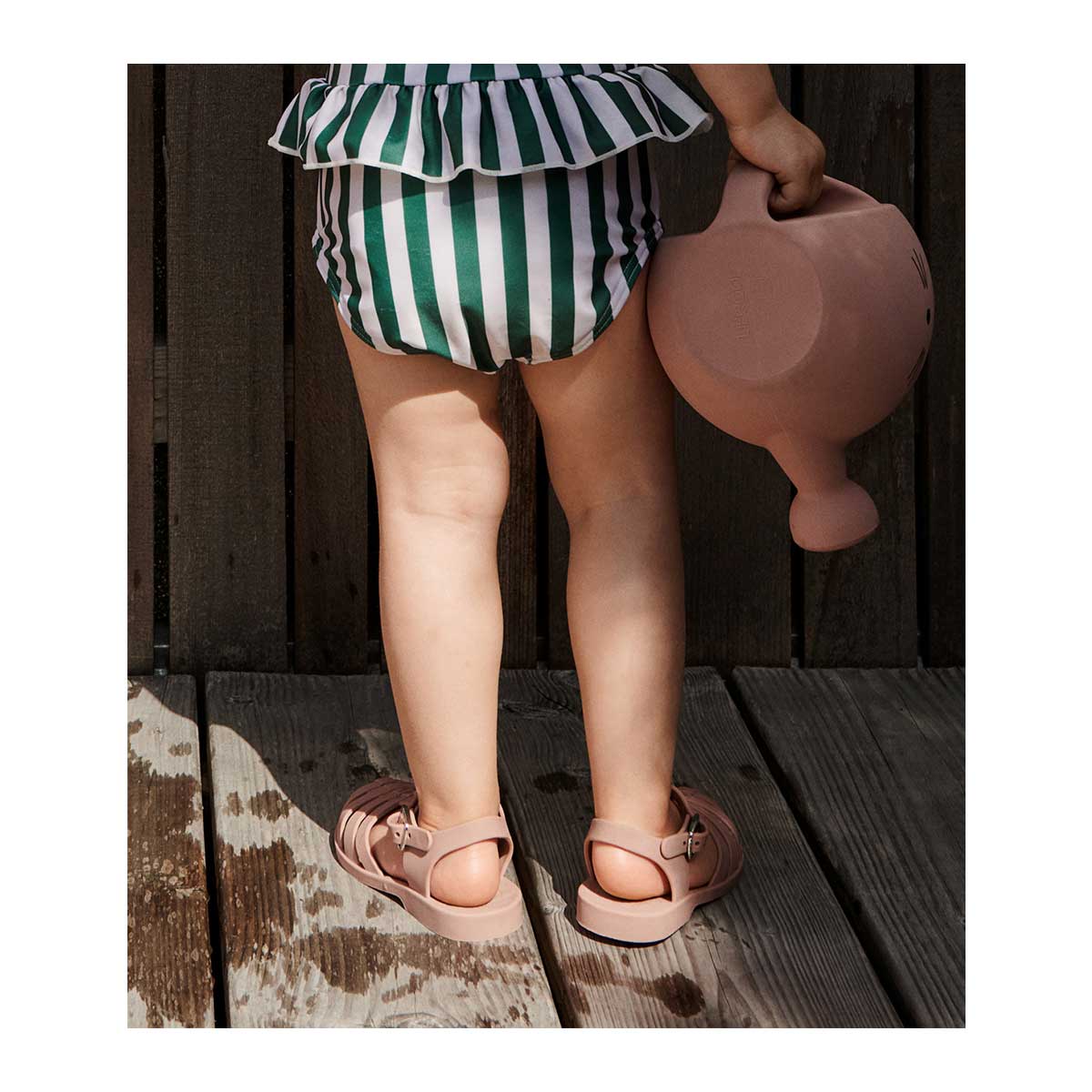 Sandalias Cangrejeras infantil Bre Dark rose de Liewood