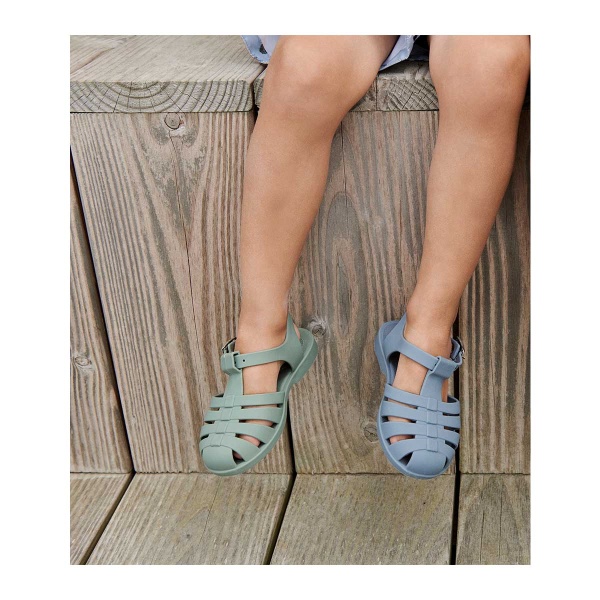 Sandalias Cangrejeras infantil Bre Sea Blue de Liewood
