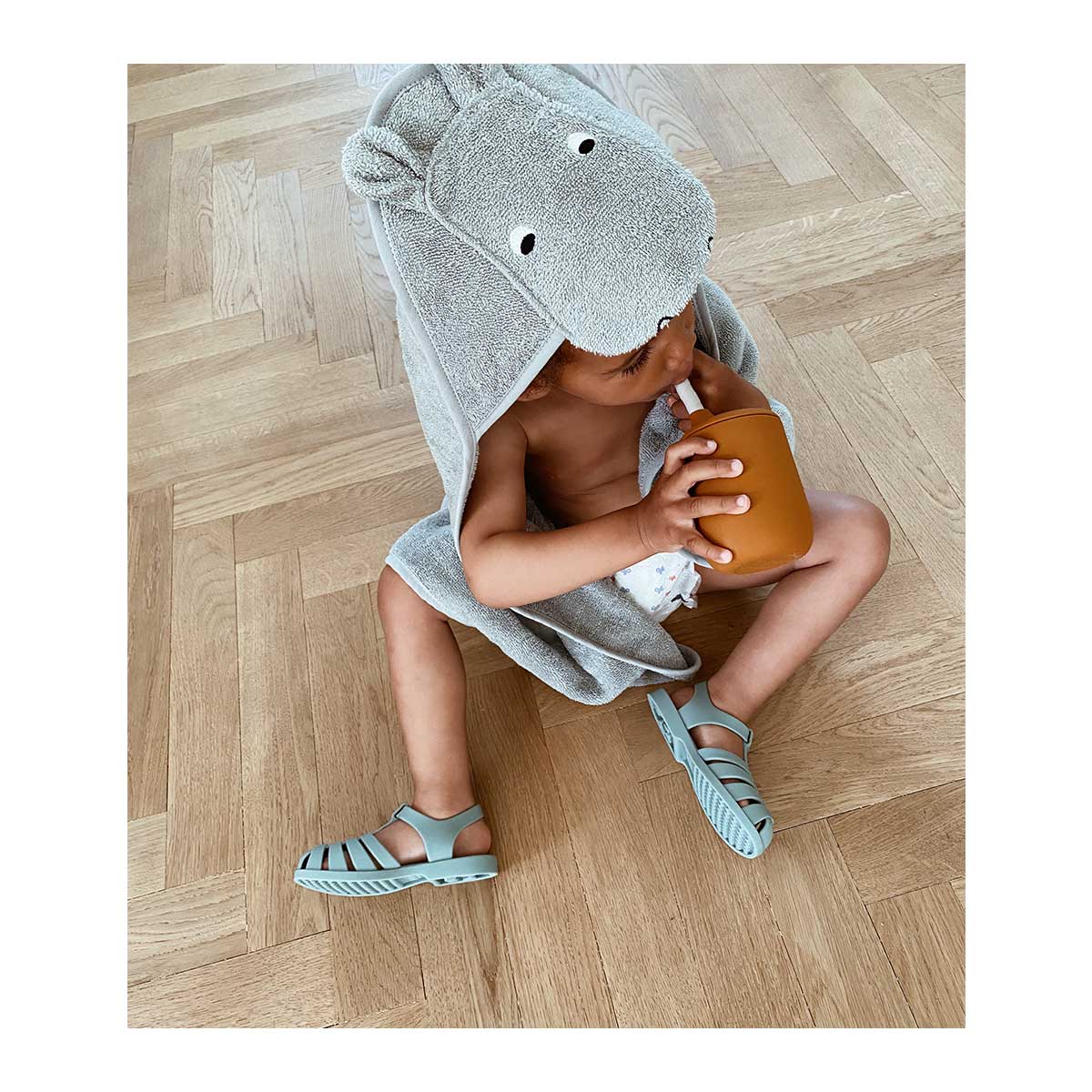 Sandalias Cangrejeras infantil Bre Sea Blue de Liewood