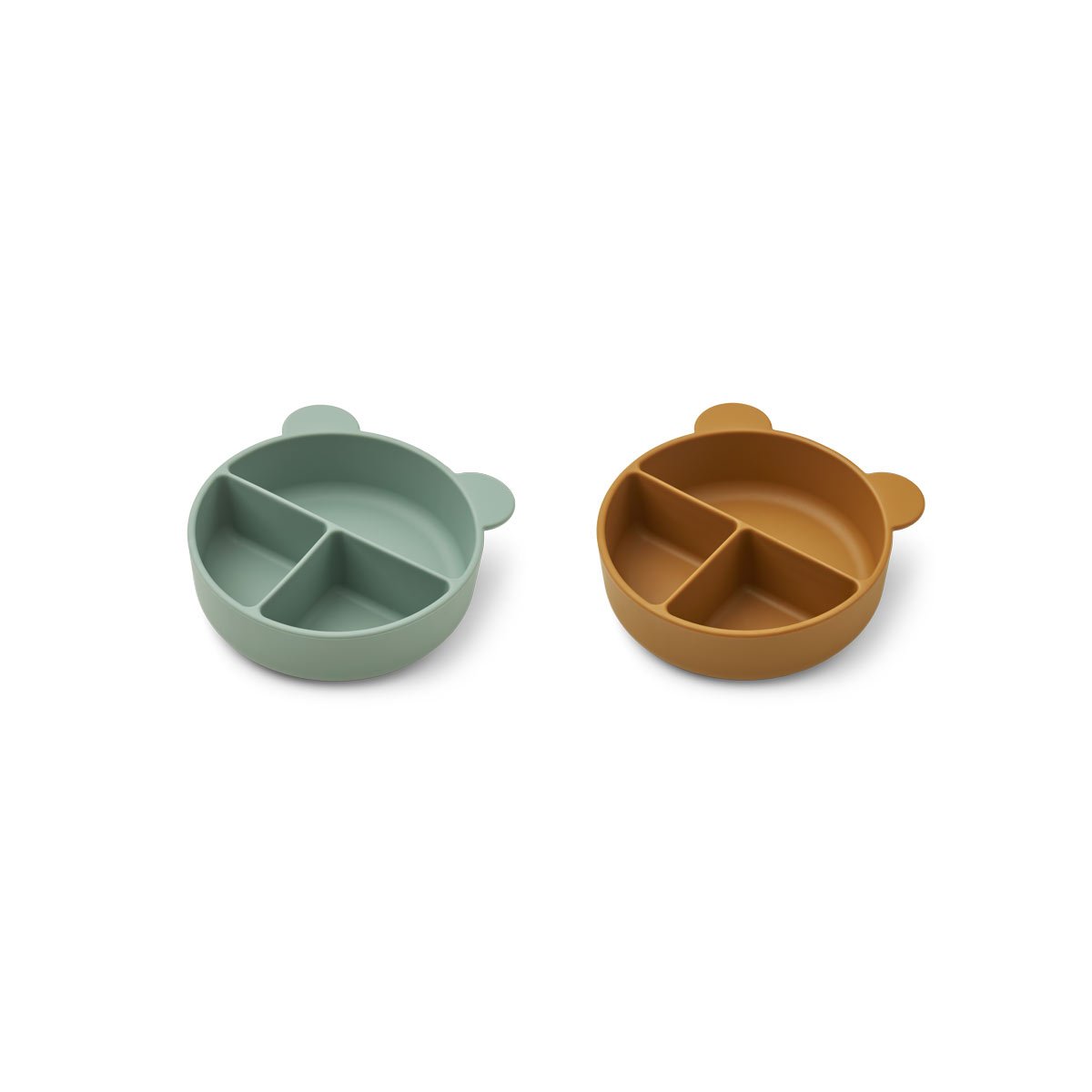 Pack de 2 platos infantil Connie Peppermint/caramelo de Liewood