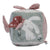 Cubo blandito de actividades Flores y Mariposas rosa Little Dutch