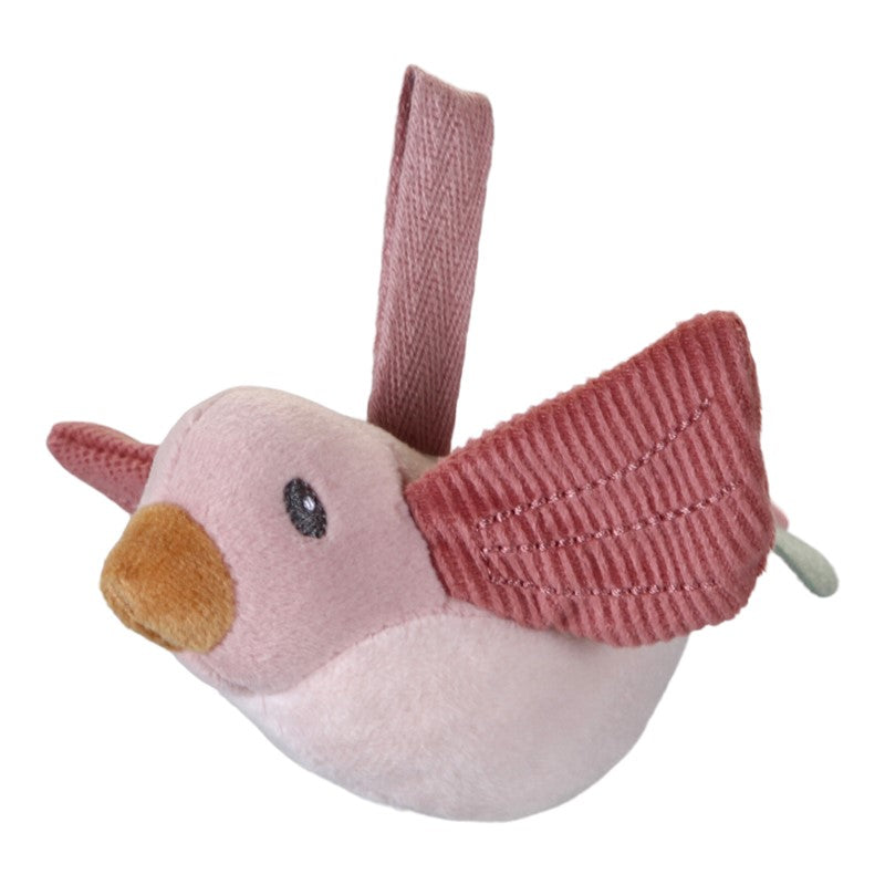 Alfombra de juego flores y mariposas rosa Little dutch