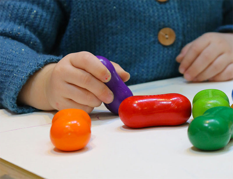 Set de 8 crayon cacahuete Goober