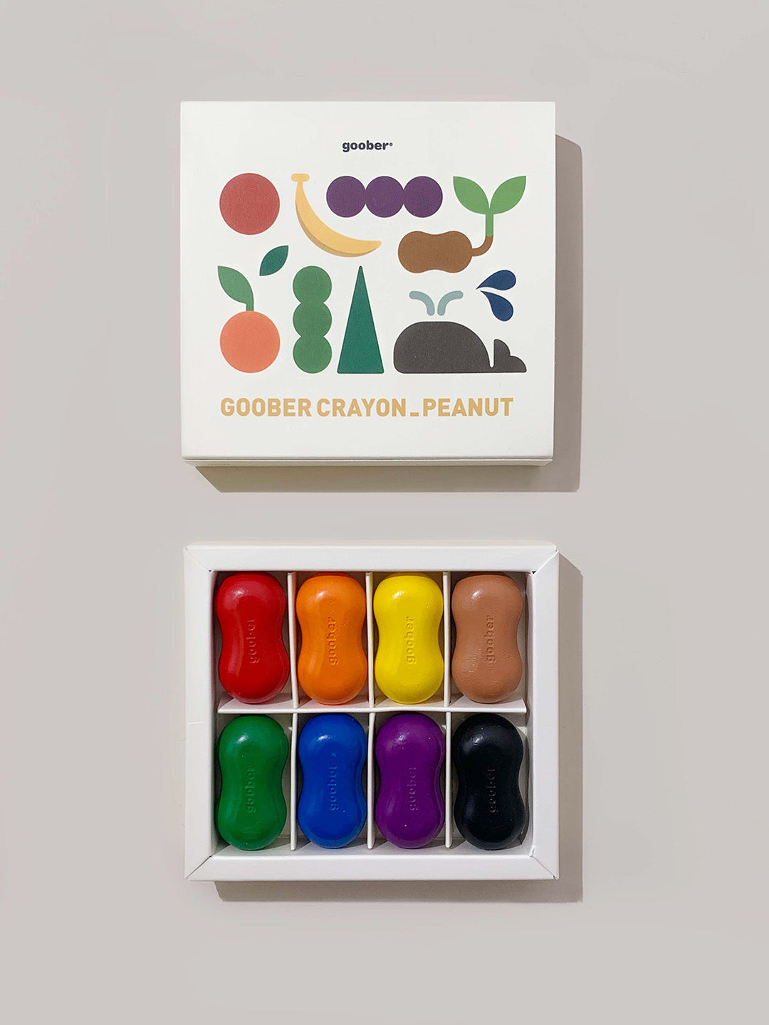 Set de 8 crayon cacahuete Goober