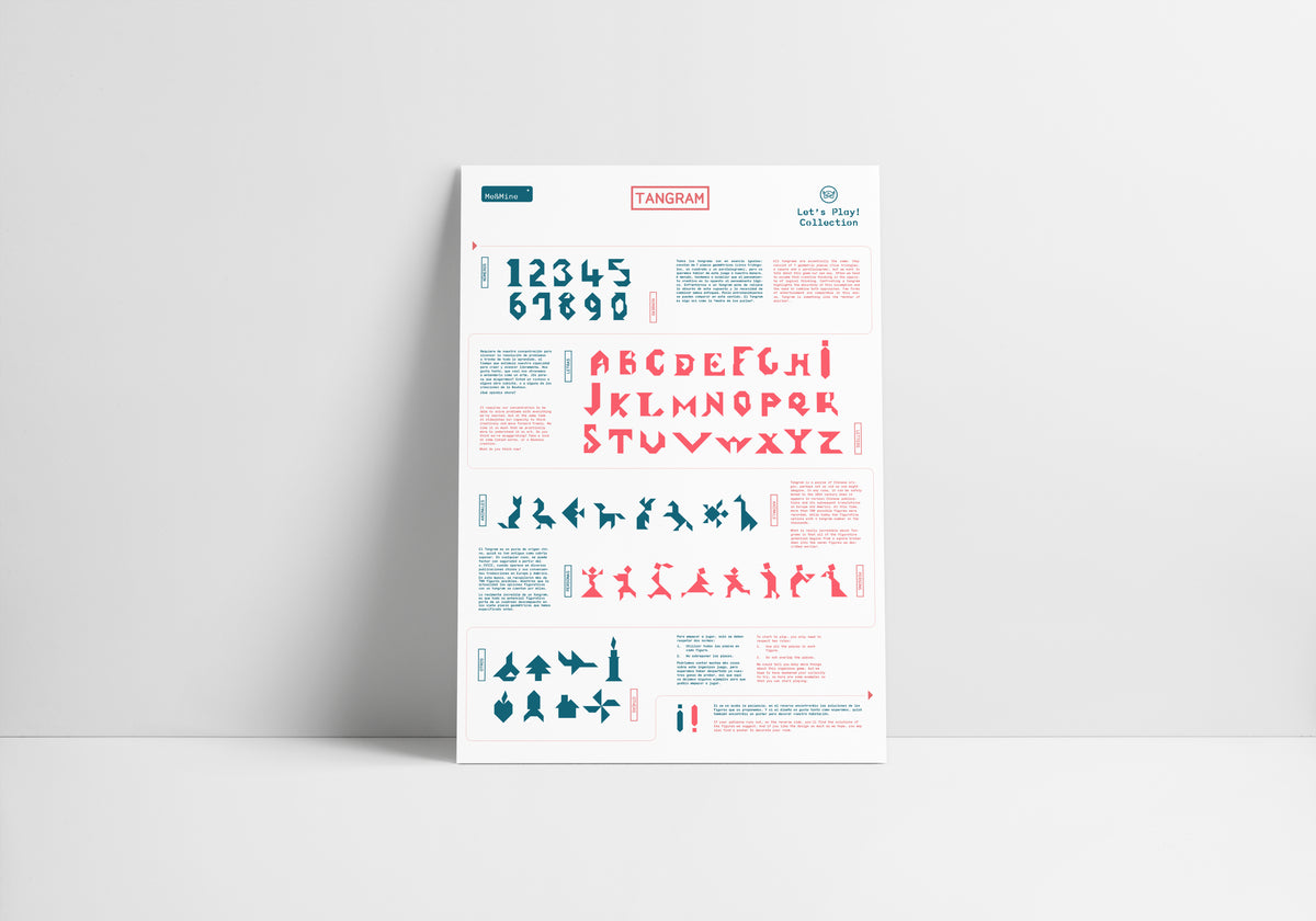 Tangram de madera Pastel Me&Mine