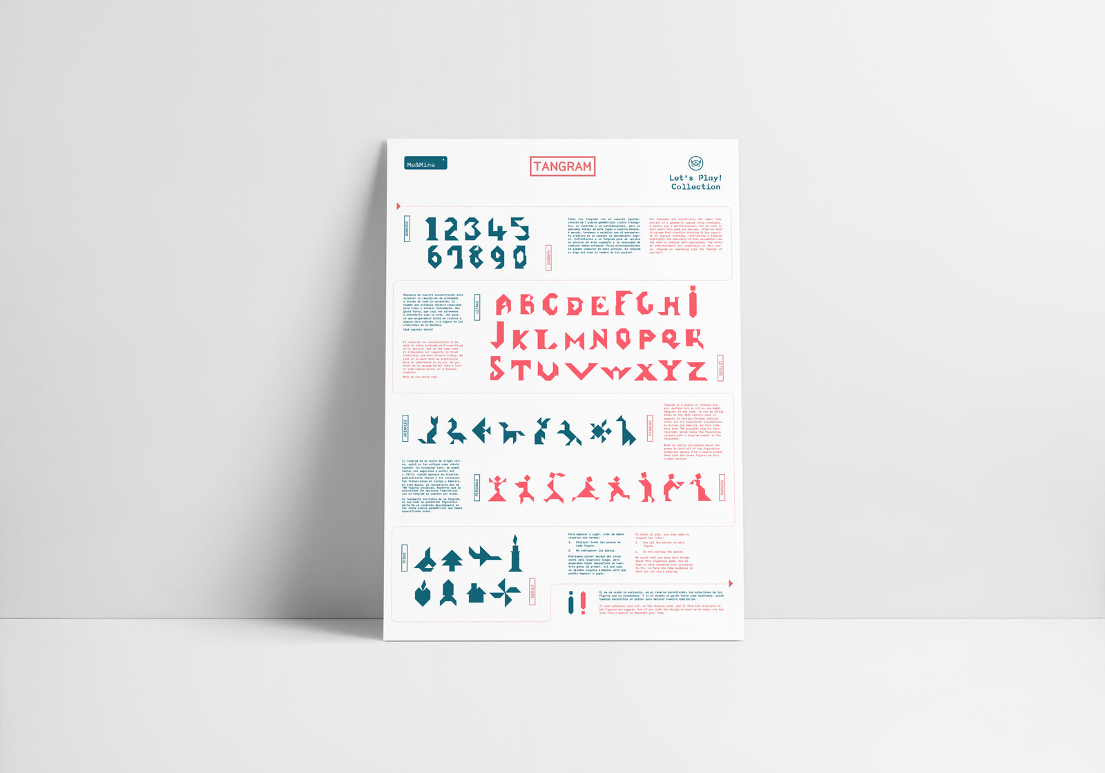 Tangram de madera Pastel Me&Mine