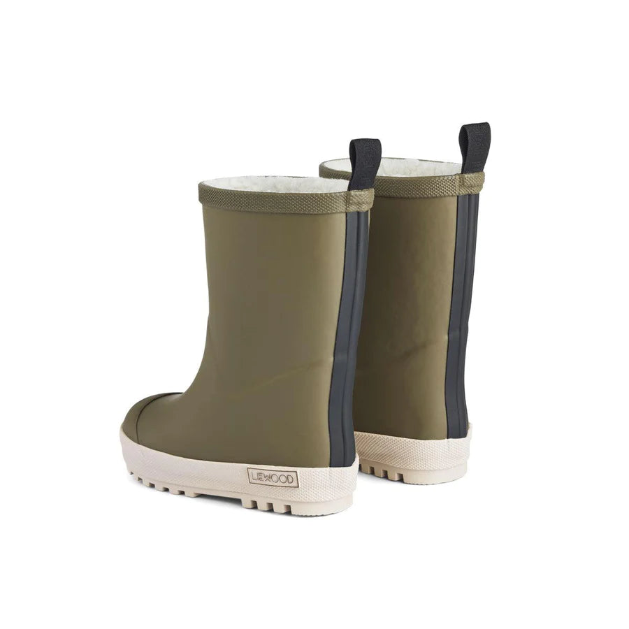 Botas de agua infantil Mason Thermo Khaki de Liewood